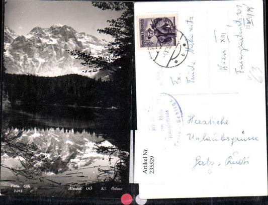 235529,Almtal b. Grünau Partie Kleiner Ödsee pub Foto Oth 2493