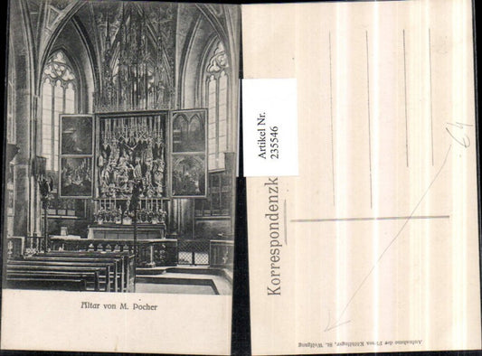 235546,St. Wolfgang Kirche Innenansicht Altar von M. Pocher