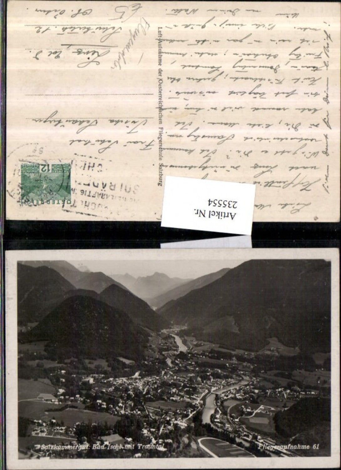 235554,Bad Ischl Totale m. Trauntal Fliegeraufnahme 61