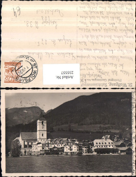 235557,St. Wolfgang Totale Hotel weißes Rössl Gasthus zum weißen Hirschen Kirche