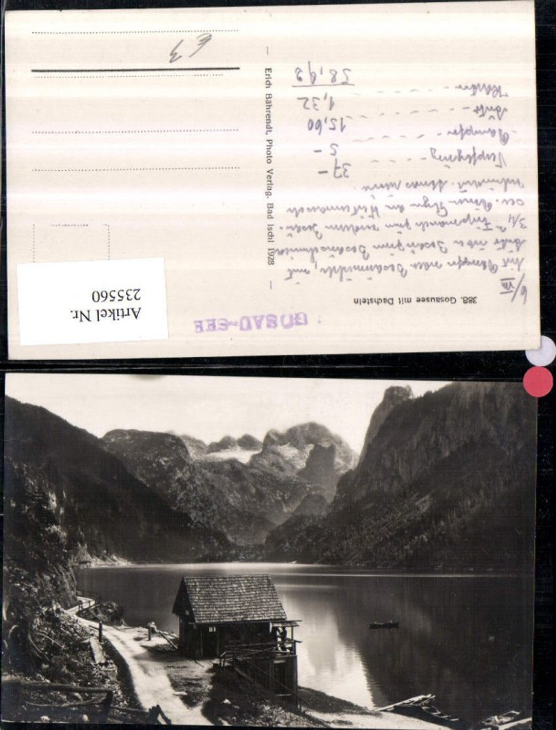 235560,Gosausee b. Gosau m. Dachstein