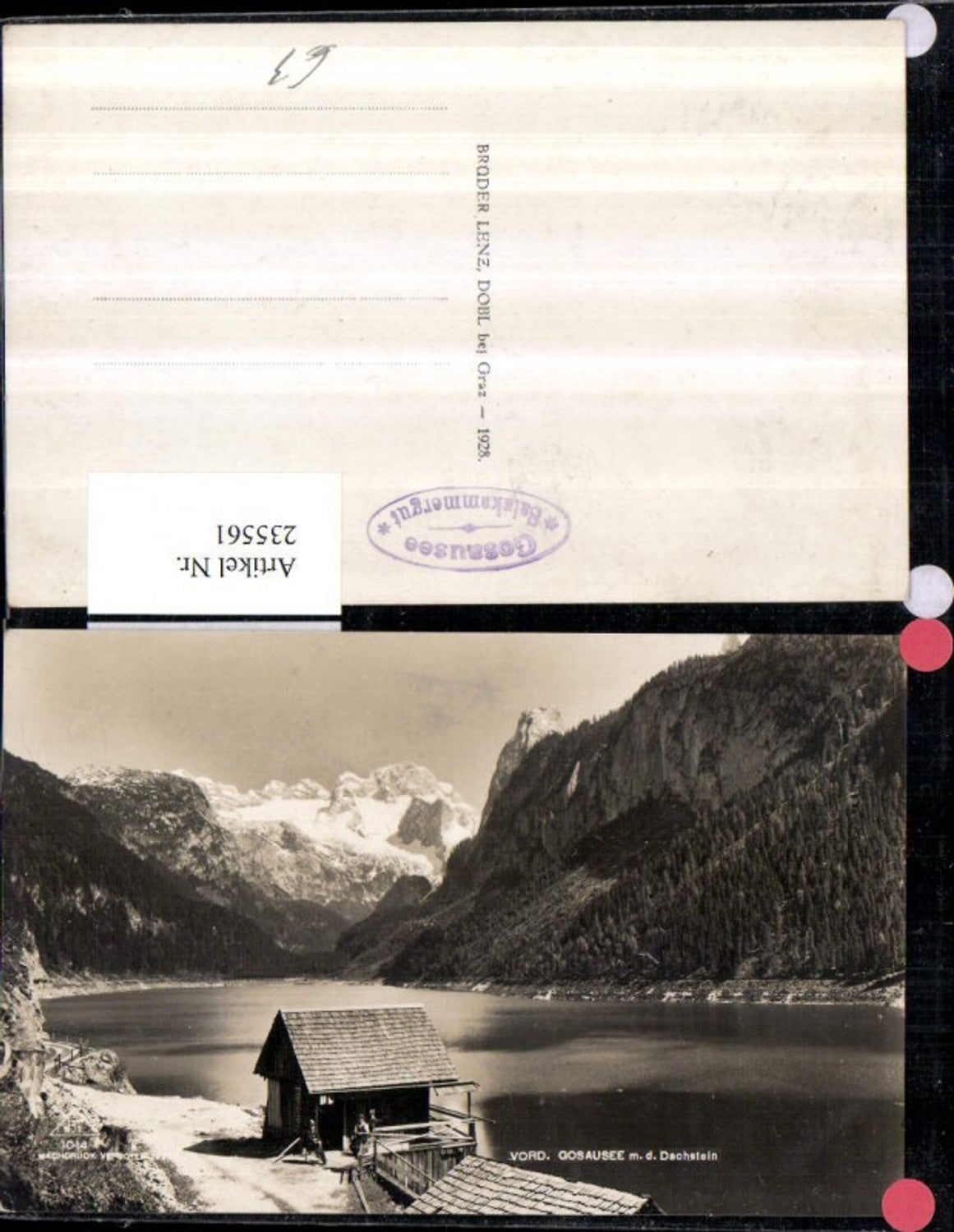 235561,Gosausee b. Gosau m. Dachstein