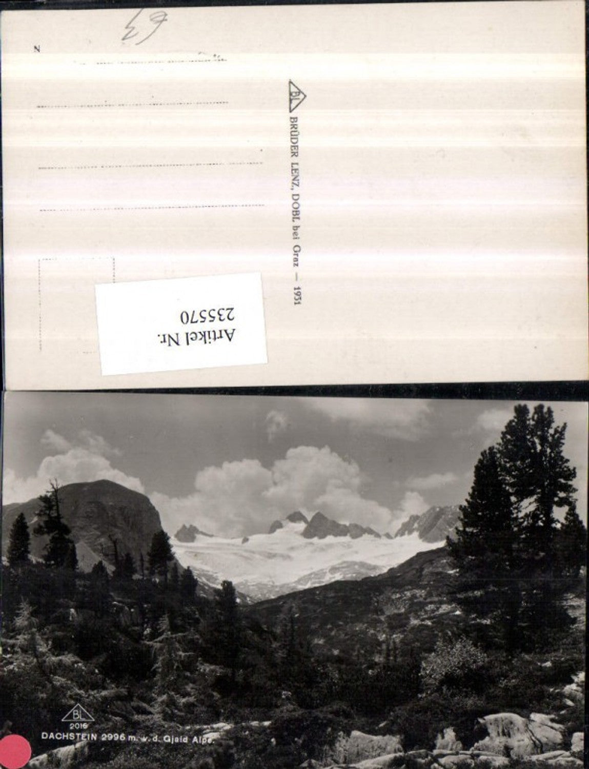 235570,Dachstein v. d. Gjaid Alpe b. Obertraun