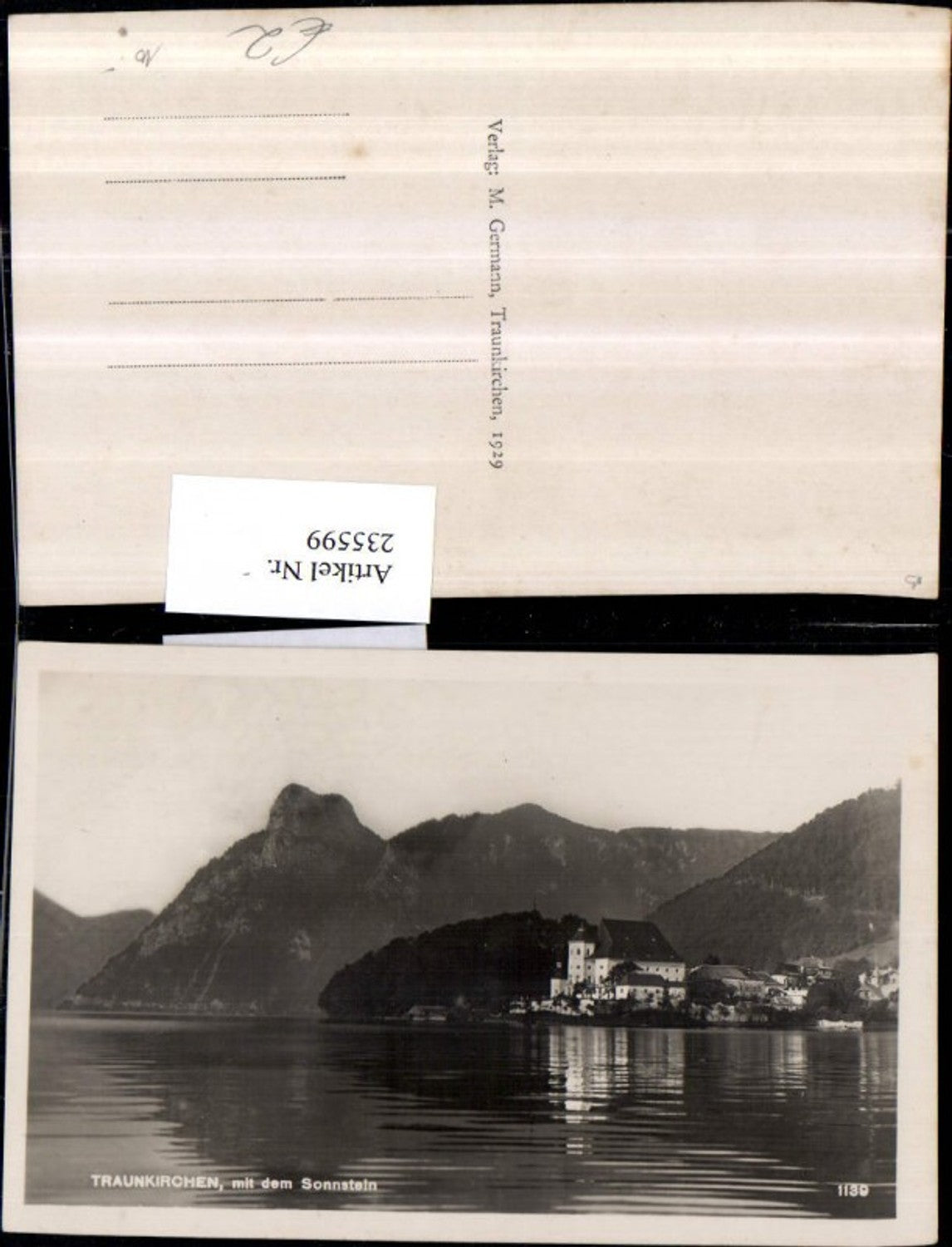 235599,Traunkirchen Teilansicht m. d. Sonnstein