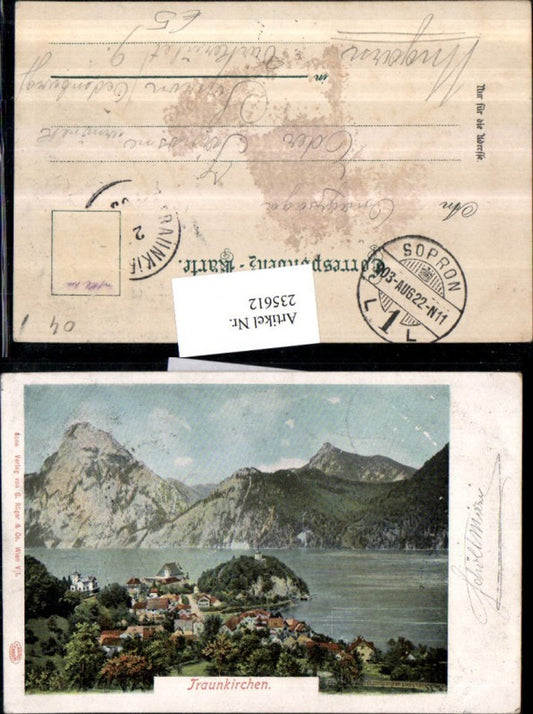 235612,Traunkirchen Totale m. Traunstein