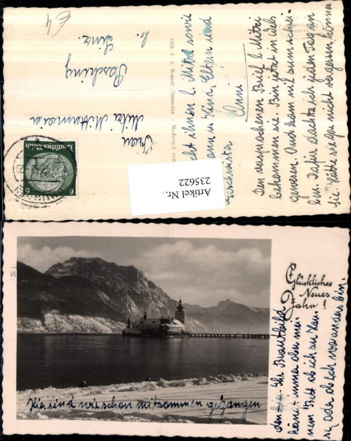 235622,Gmunden Schloss Orth Winterbild