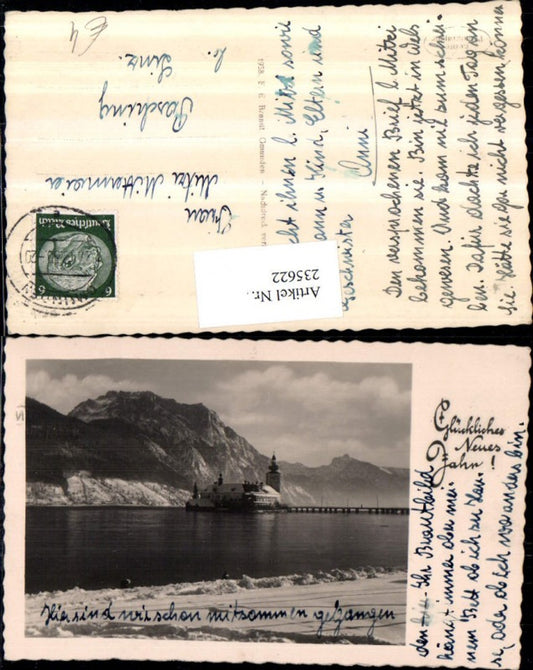 235622,Gmunden Schloss Orth Winterbild