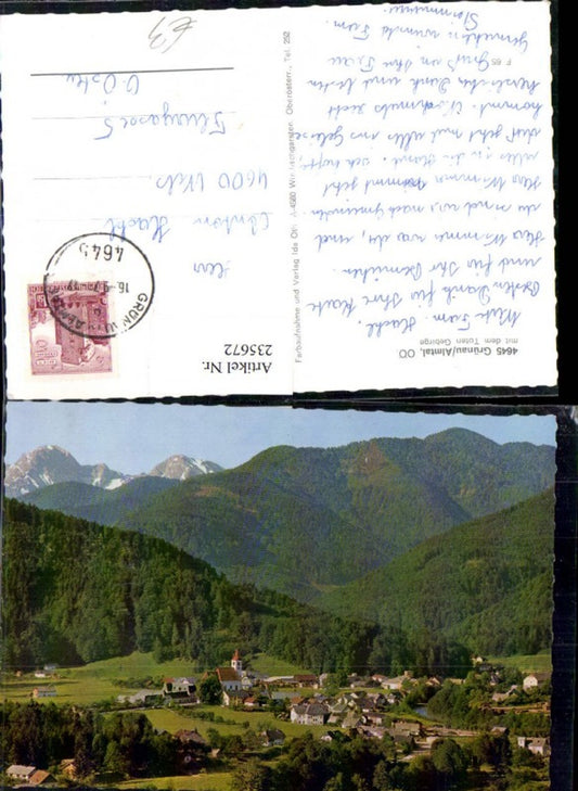 235672,Grünau im Almtal Totale m. d. Toten Gebirge