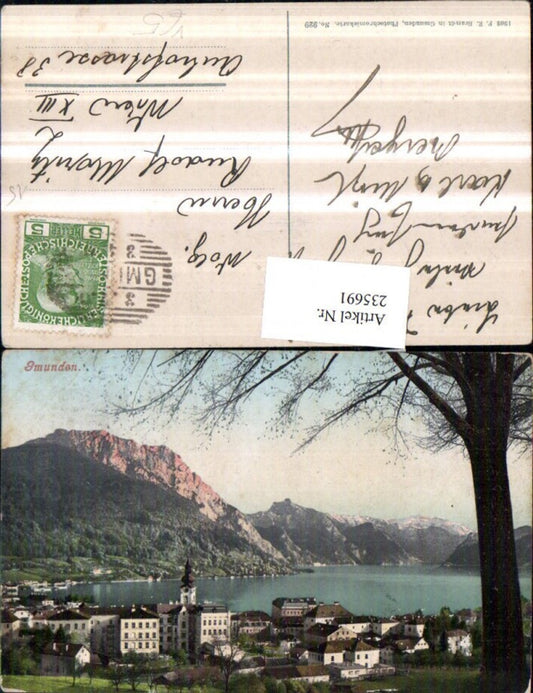 235691,Gmunden Teilansicht pub F. E. Brandt 929