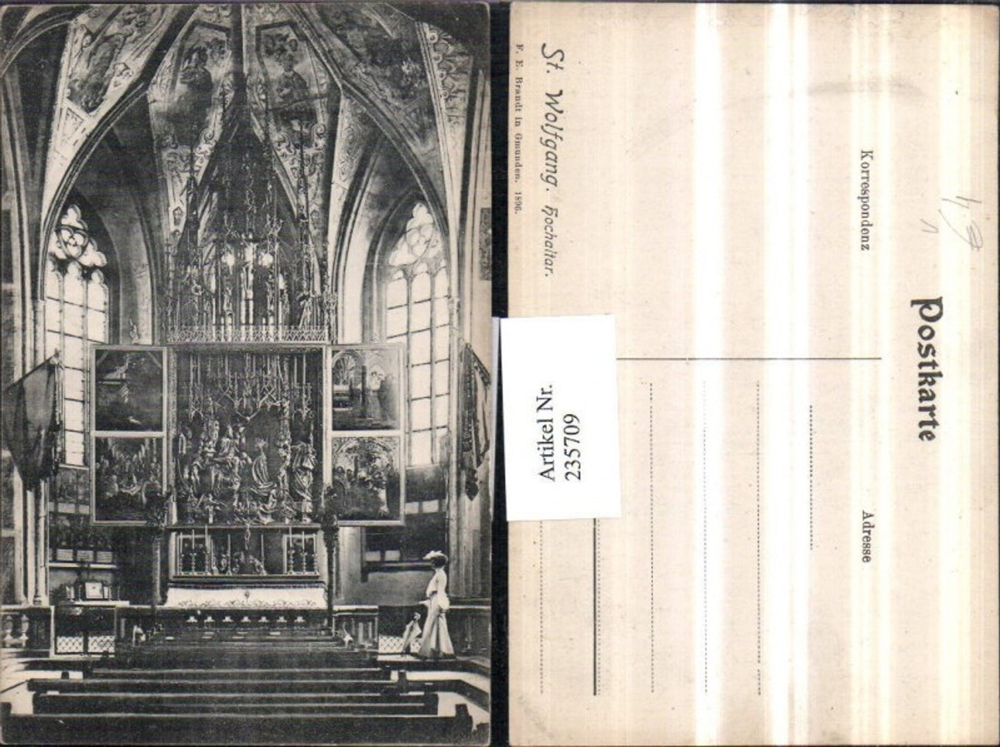 235709,St. Wolfgang Kirche Hochaltar pub F. E. Brandt