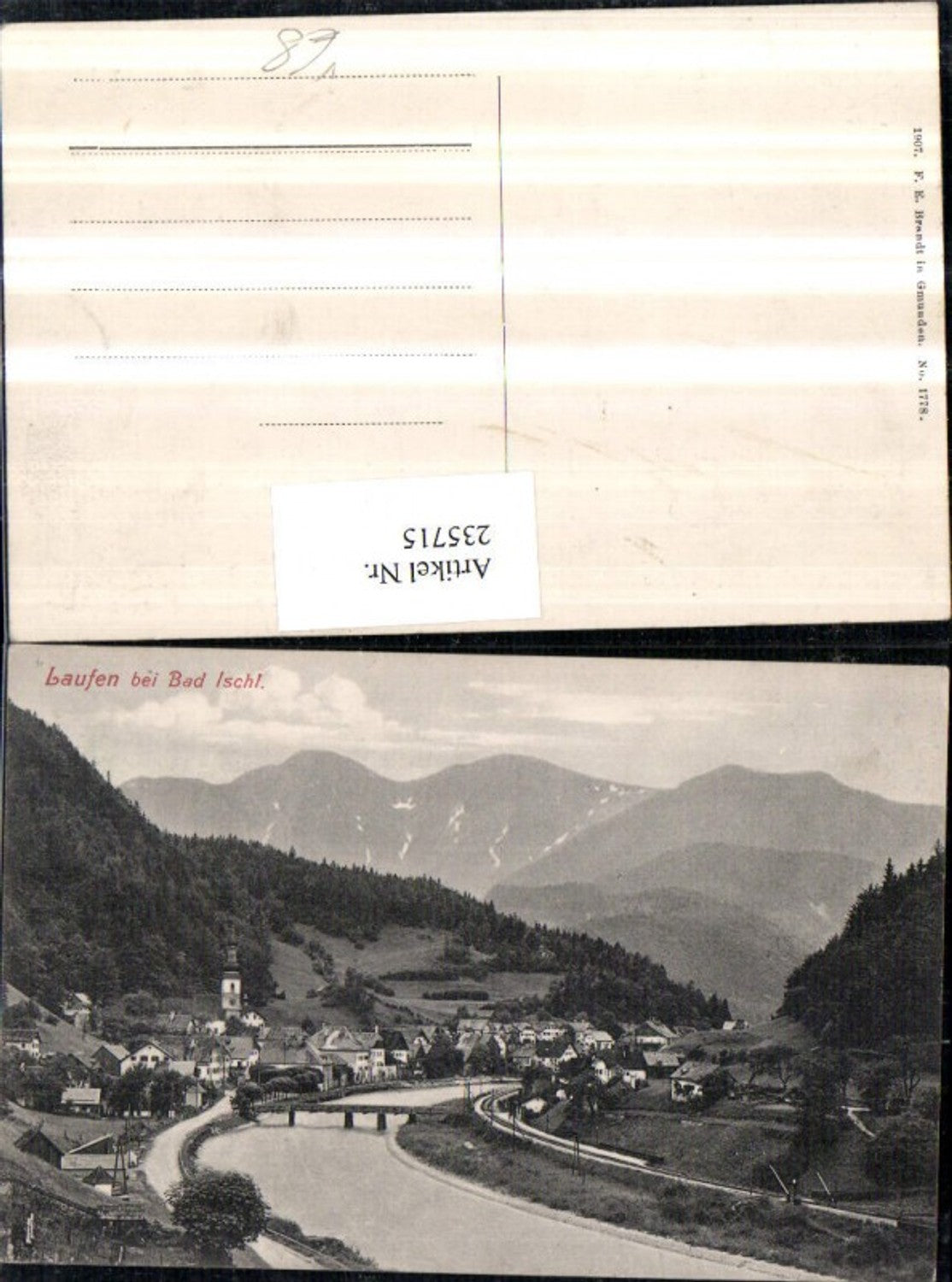 235715,Laufen b. Bad Ischl Totale pub F. E. Brandt 1778