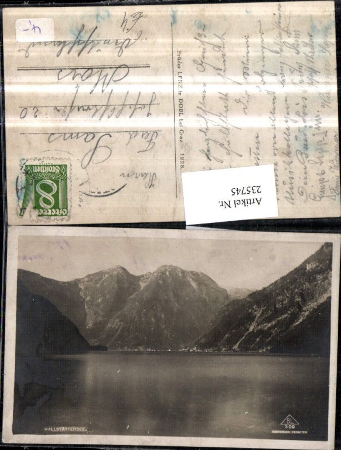 235745,Hallstättersee See b. Hallstatt Bergkulisse