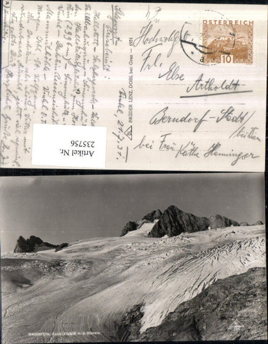 235756,Dachstein Karls-Eisfeld m. d. Dirndln b. Obertraun