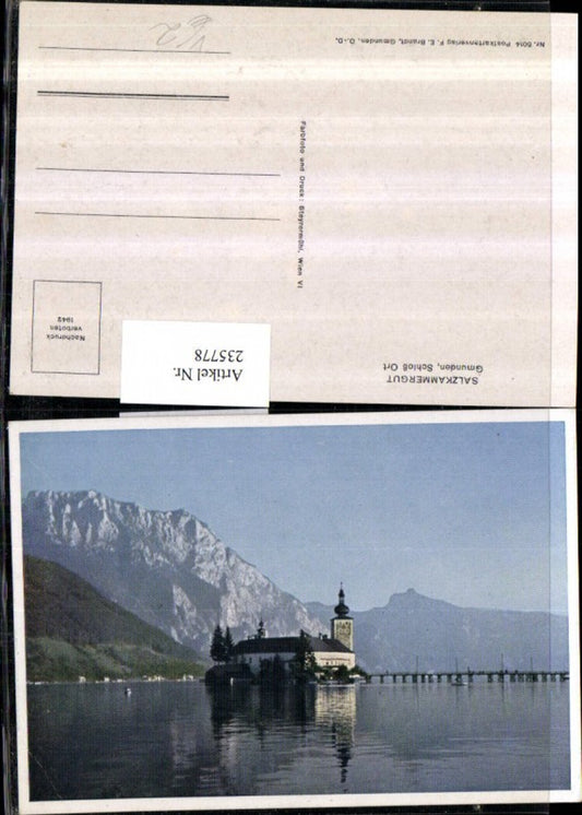 235778,Gmunden Schloss Orth pub F. E. Brandt 5014