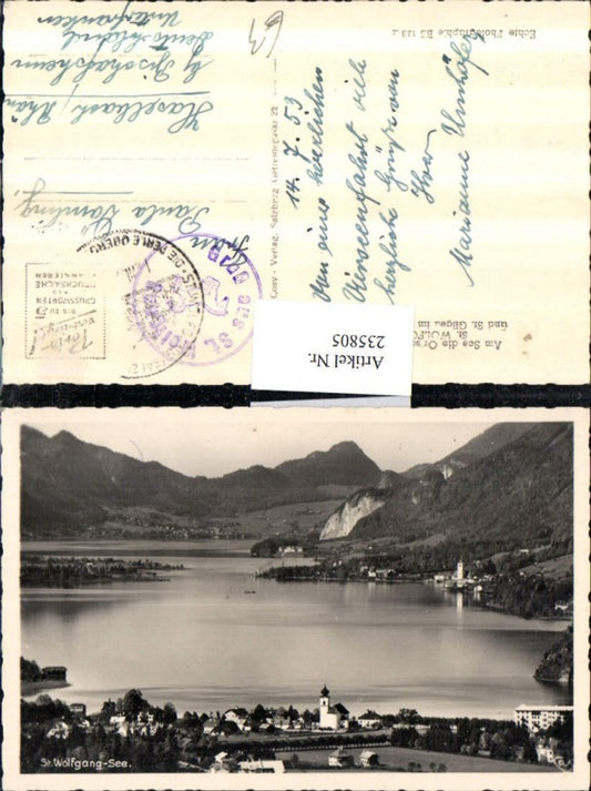 235805,St. Wolfgangsee m. Strobl St. Wolfgang u. St. Gilgen