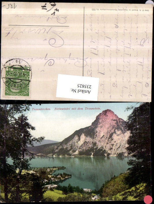 235825,Traunkirchen Steinwinkel m. d. Traunstein pub F. E. Brandt 755