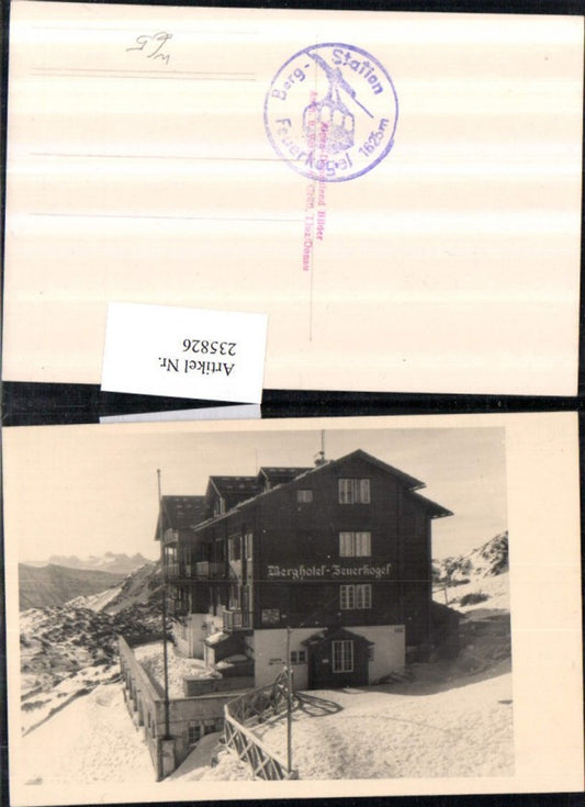 235826,Berghotel Feuerkogel b. Ebensee Winterbild