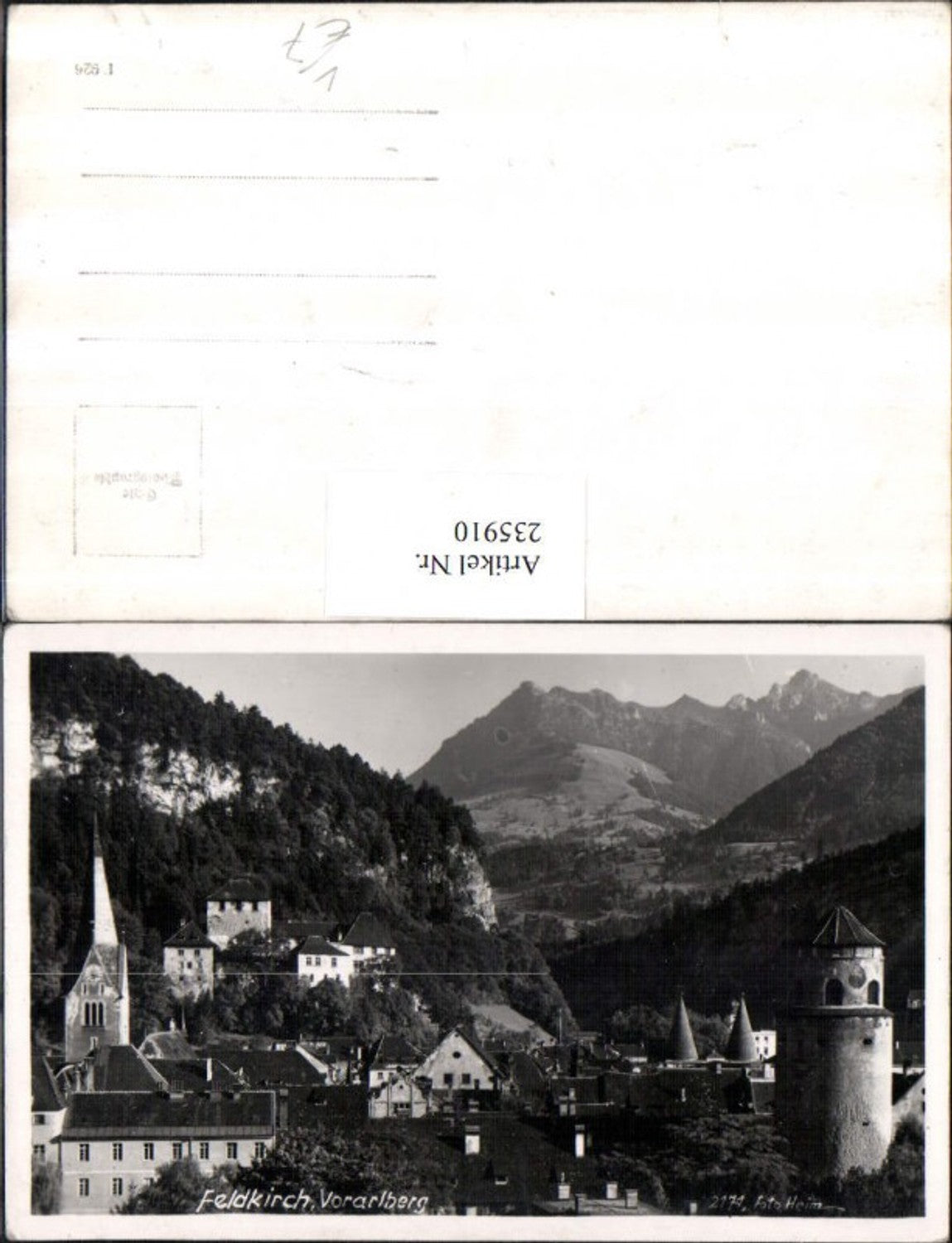 Alte Ansichtskarte – Old Postcard