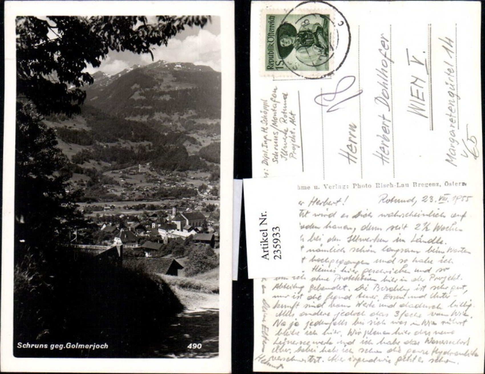 Alte Ansichtskarte – Old Postcard