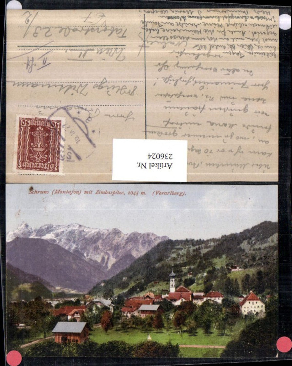 Alte Ansichtskarte – Old Postcard