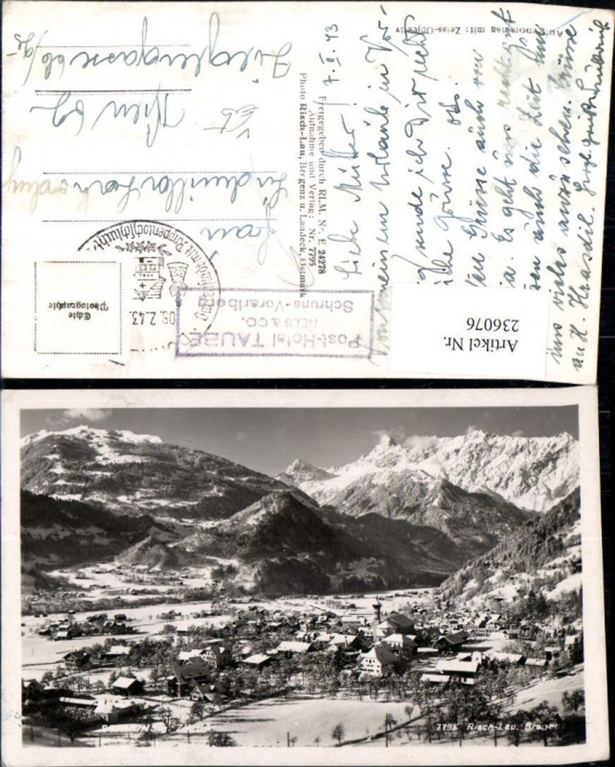 Alte Ansichtskarte – Old Postcard