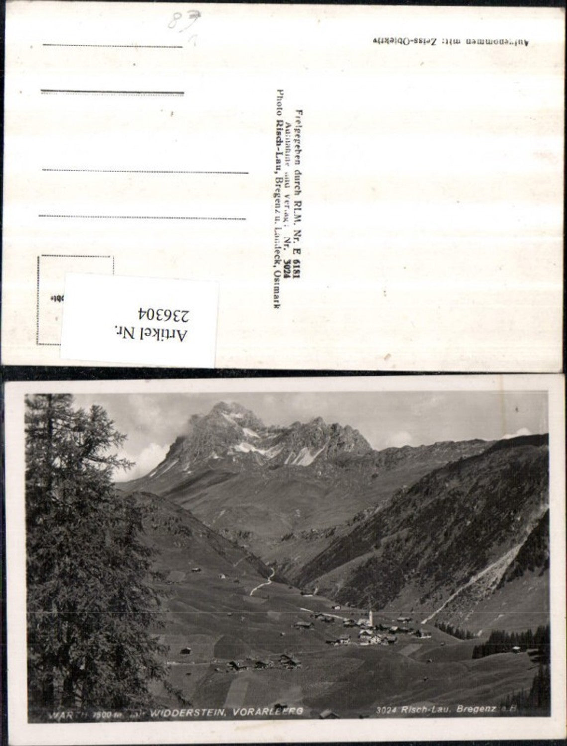 Alte Ansichtskarte – Old Postcard
