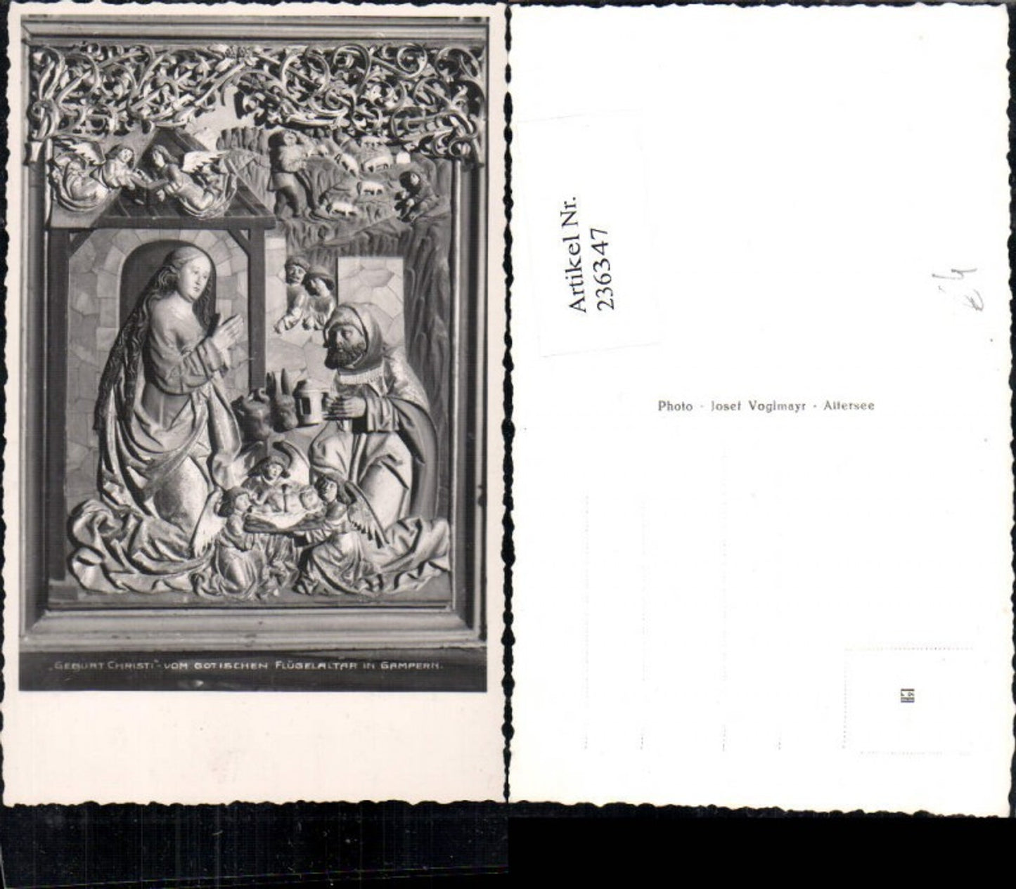 236347,Gampern Kirche Flügelaltar Geburt Christi