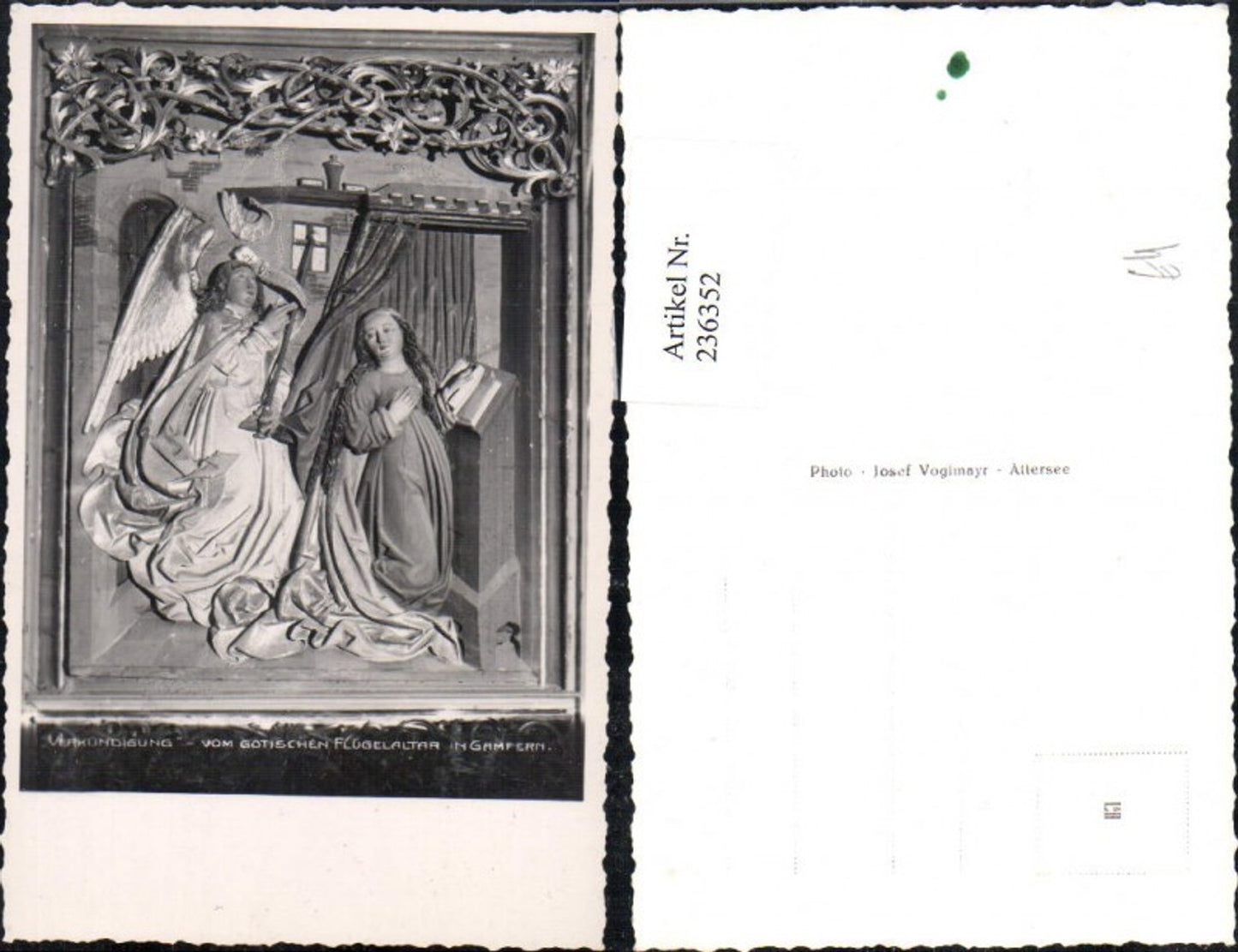 236352,Gampern Kirche Flügelaltar Verkündigung