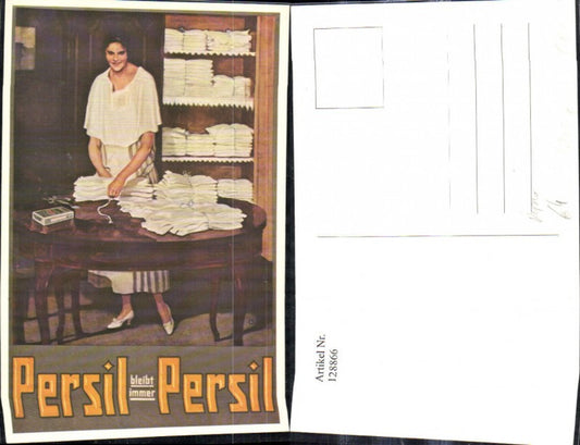 128866,Reklame Repro Persil Waschmittel Persil bleibt immer Persil Werbung