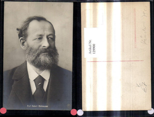 129900,Prof. Robert Olshausen Gynäkologe Kunst Wissenschaft pub RPH