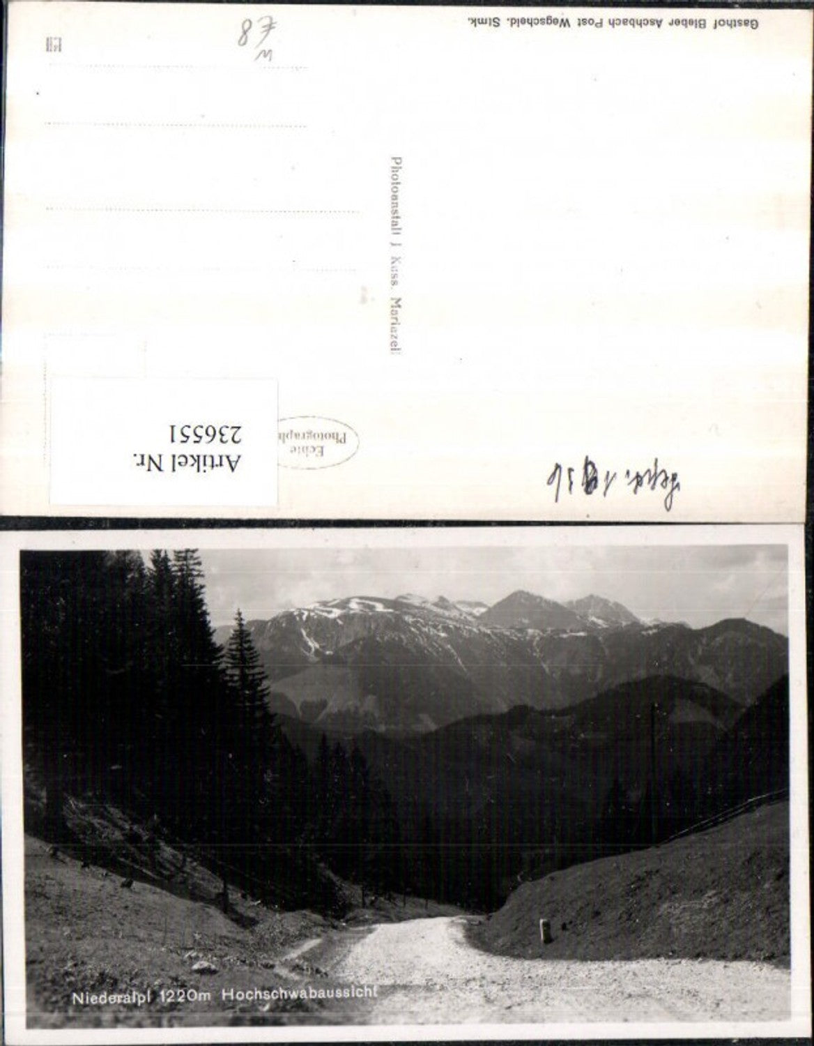 Alte Ansichtskarte – Old Postcard