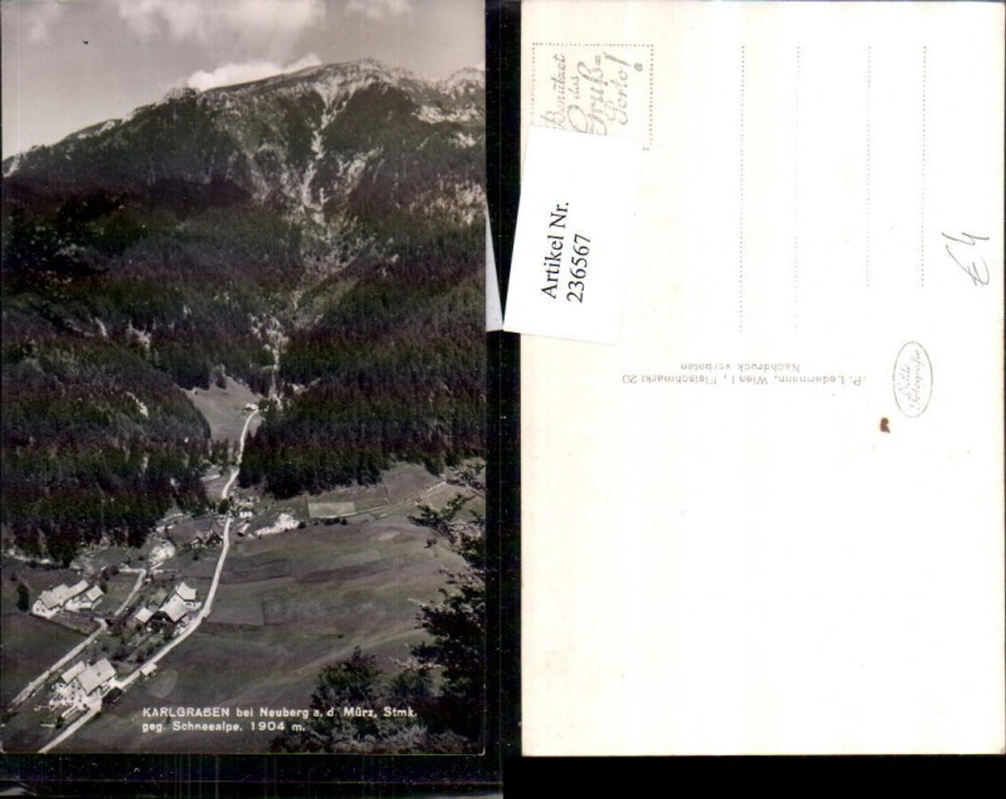 Alte Ansichtskarte – Old Postcard