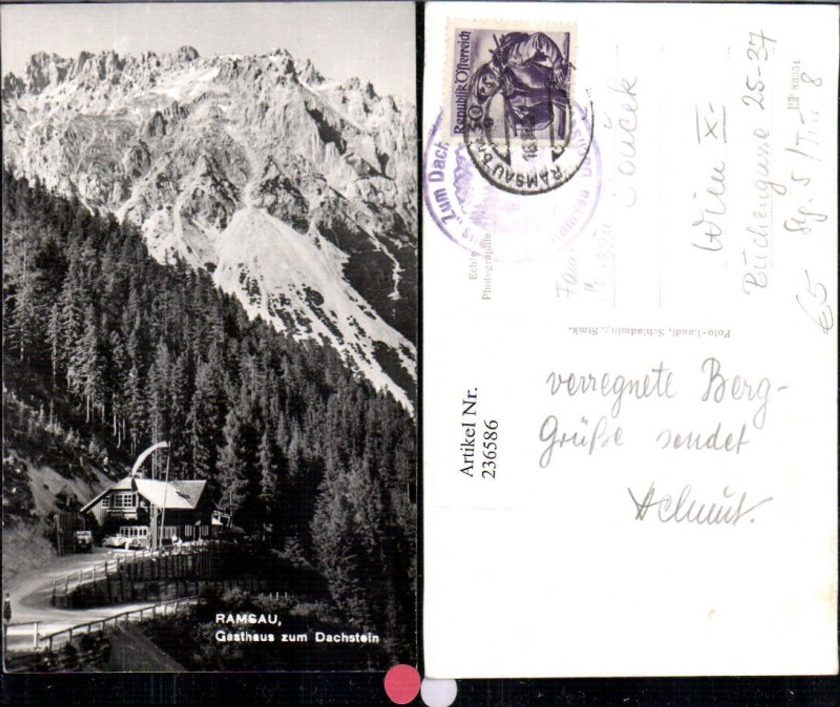 Alte Ansichtskarte – Old Postcard