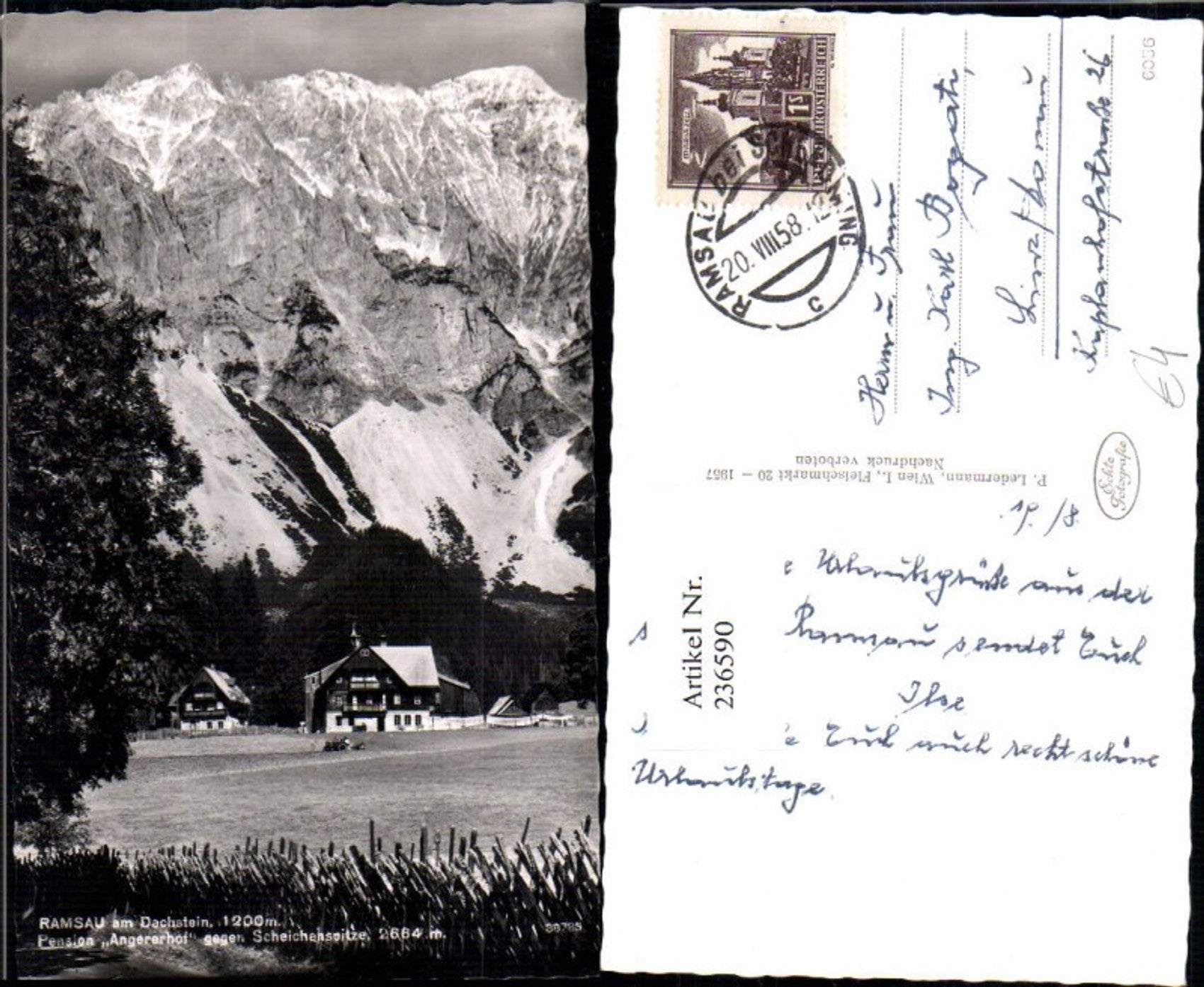 Alte Ansichtskarte – Old Postcard