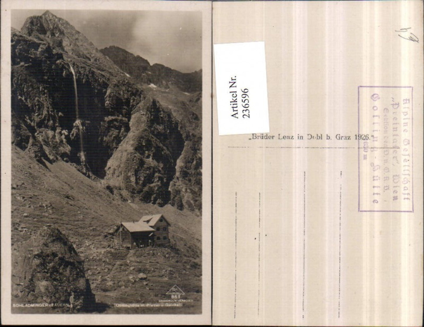 Alte Ansichtskarte – Old Postcard