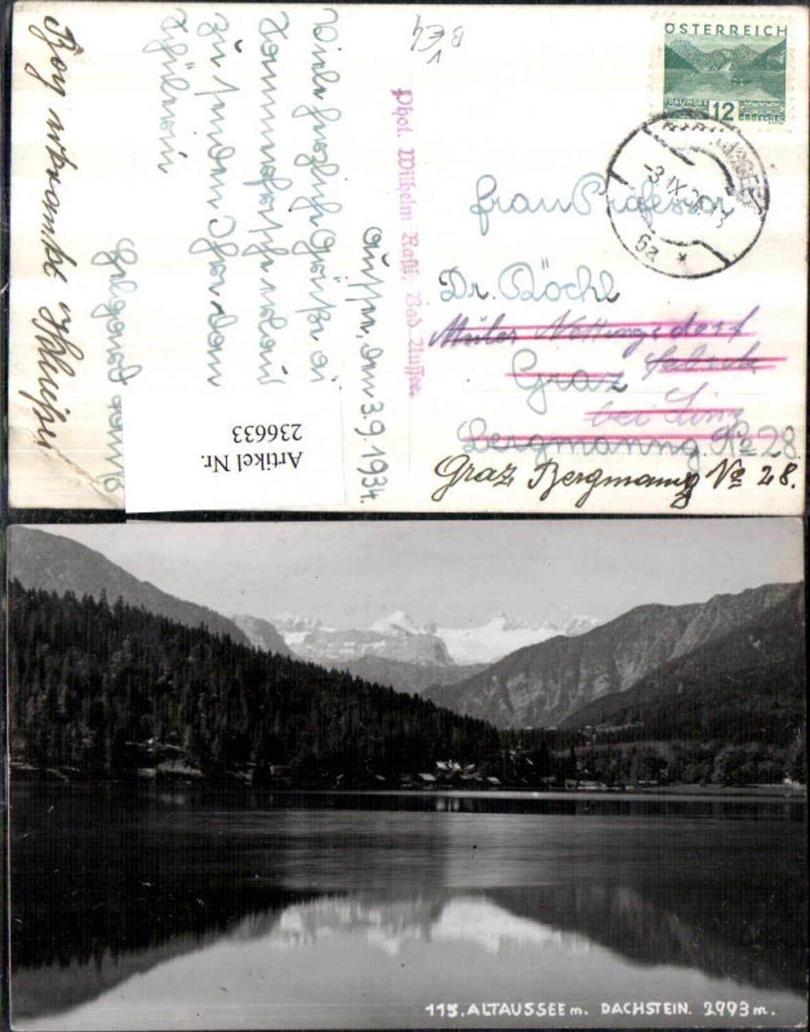 Alte Ansichtskarte – Old Postcard