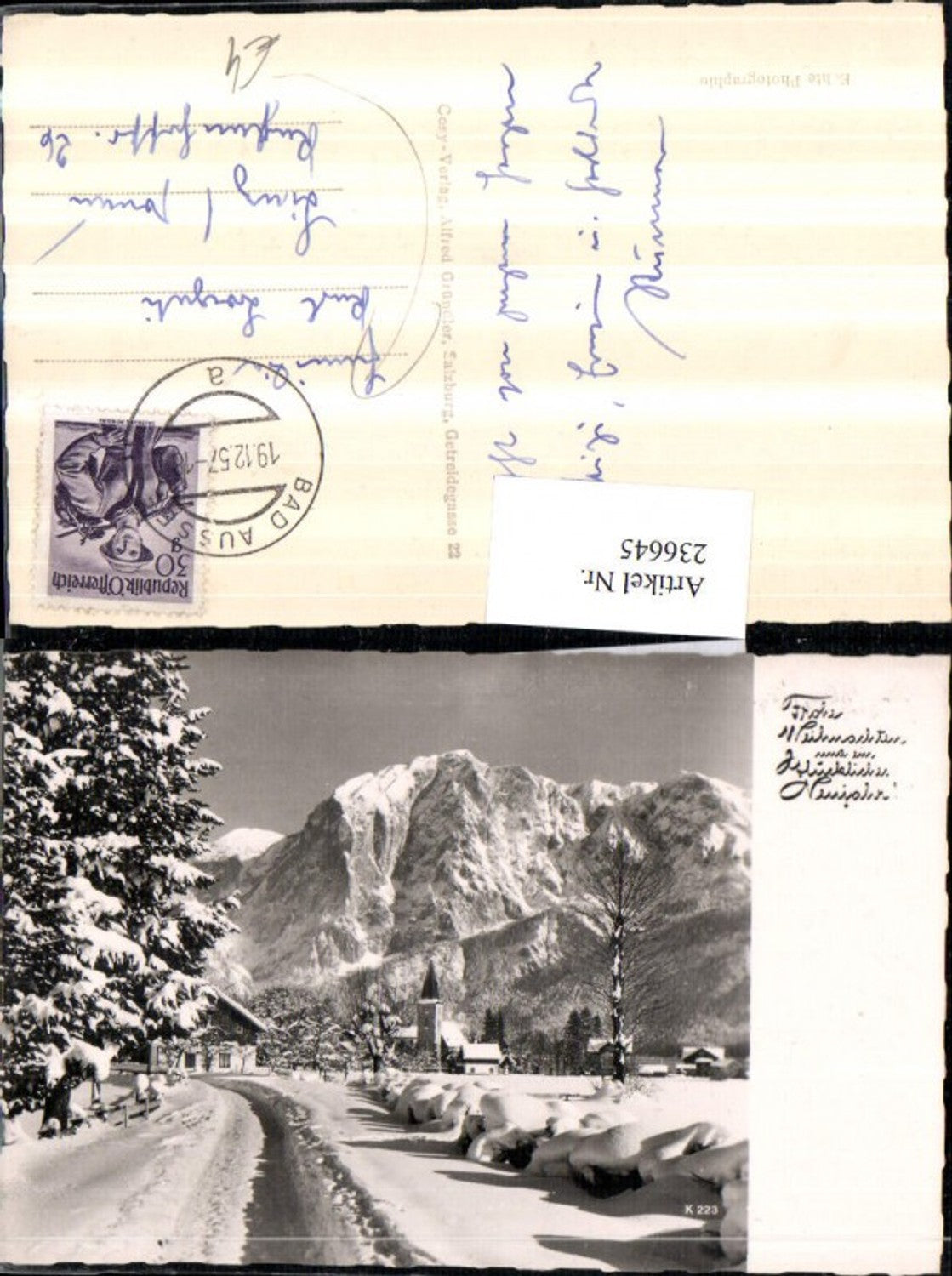 Alte Ansichtskarte – Old Postcard