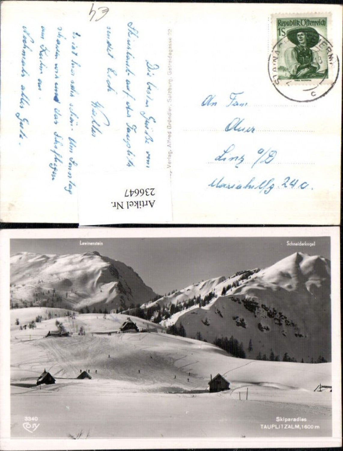 Alte Ansichtskarte – Old Postcard