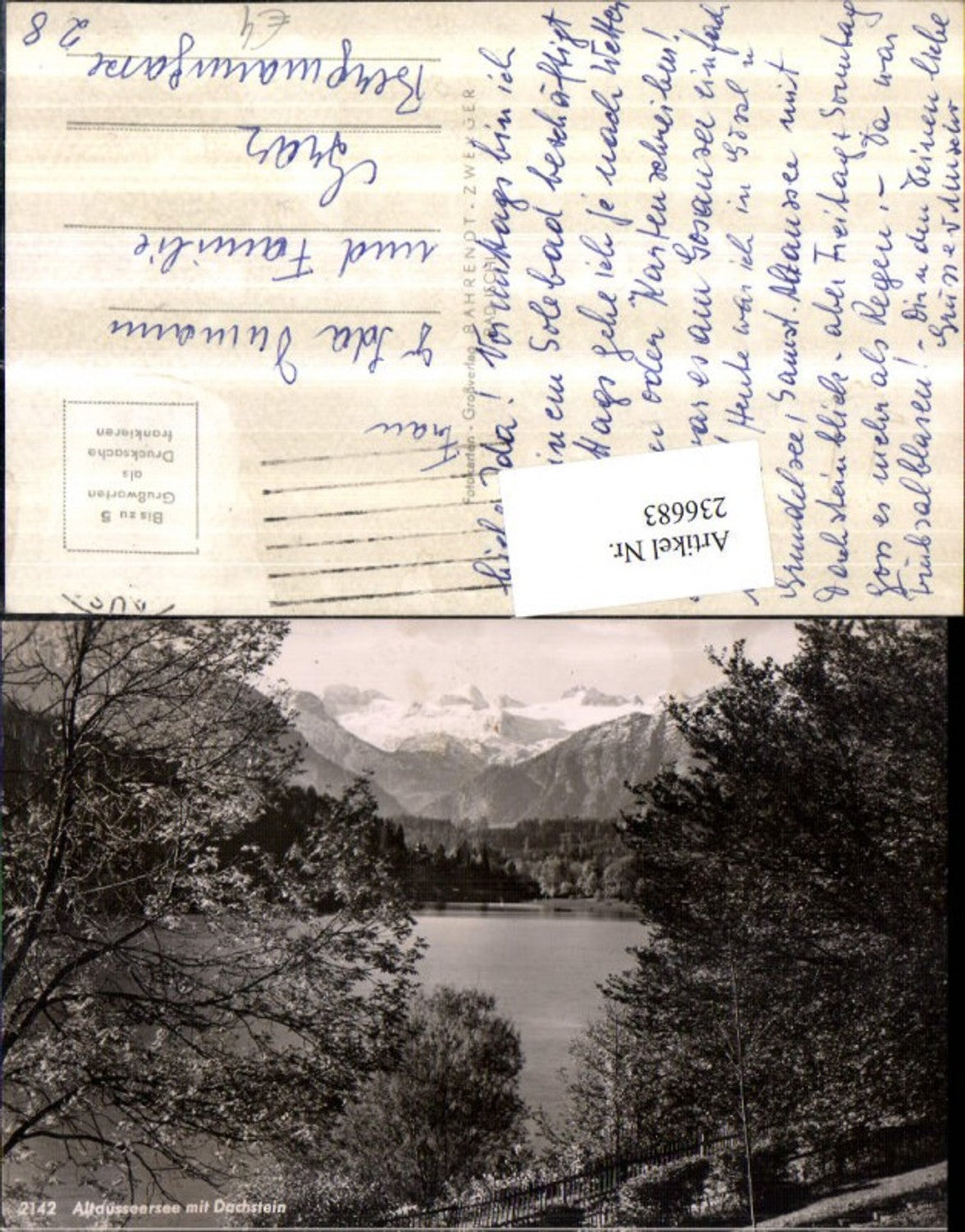 Alte Ansichtskarte – Old Postcard