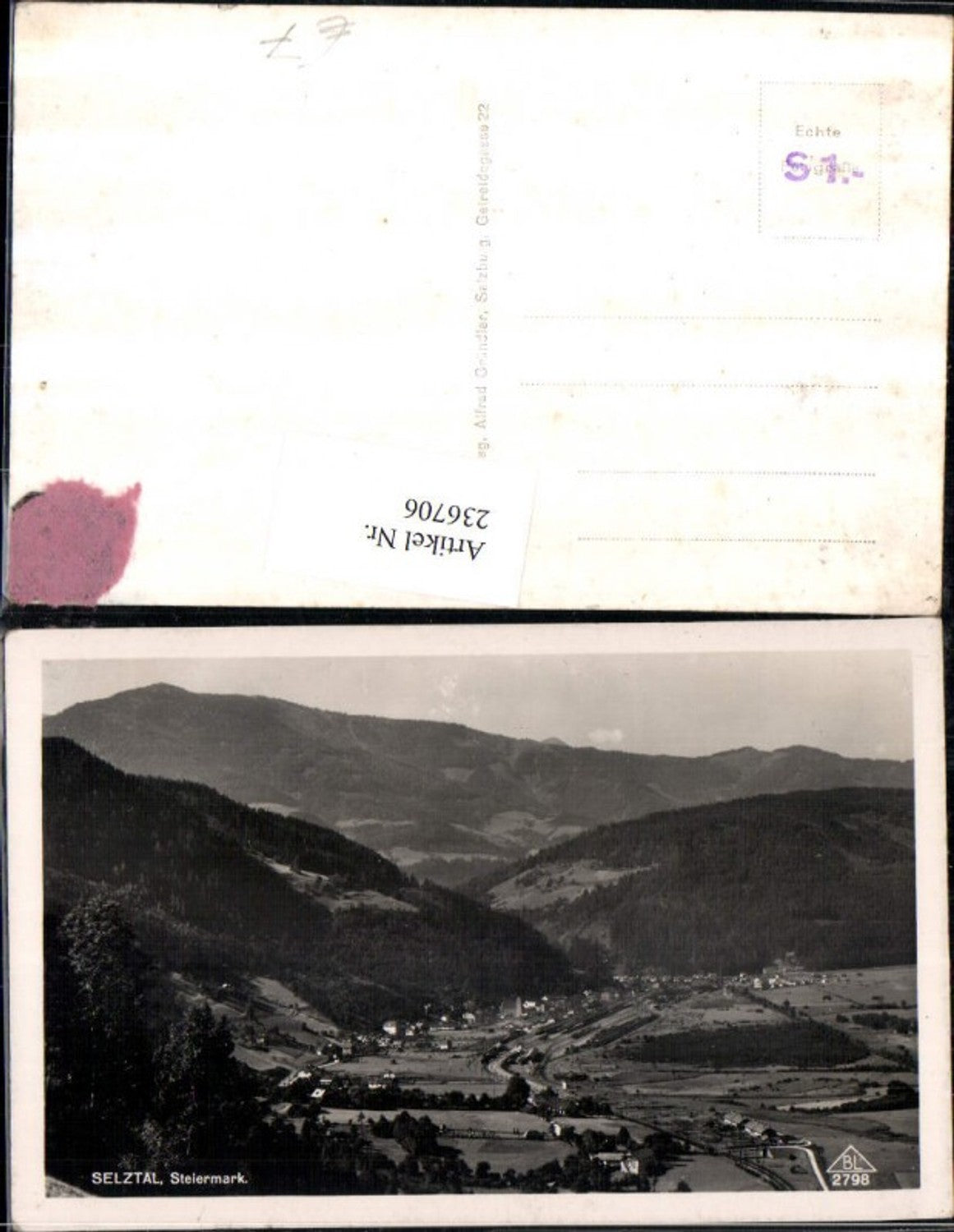 Alte Ansichtskarte – Old Postcard
