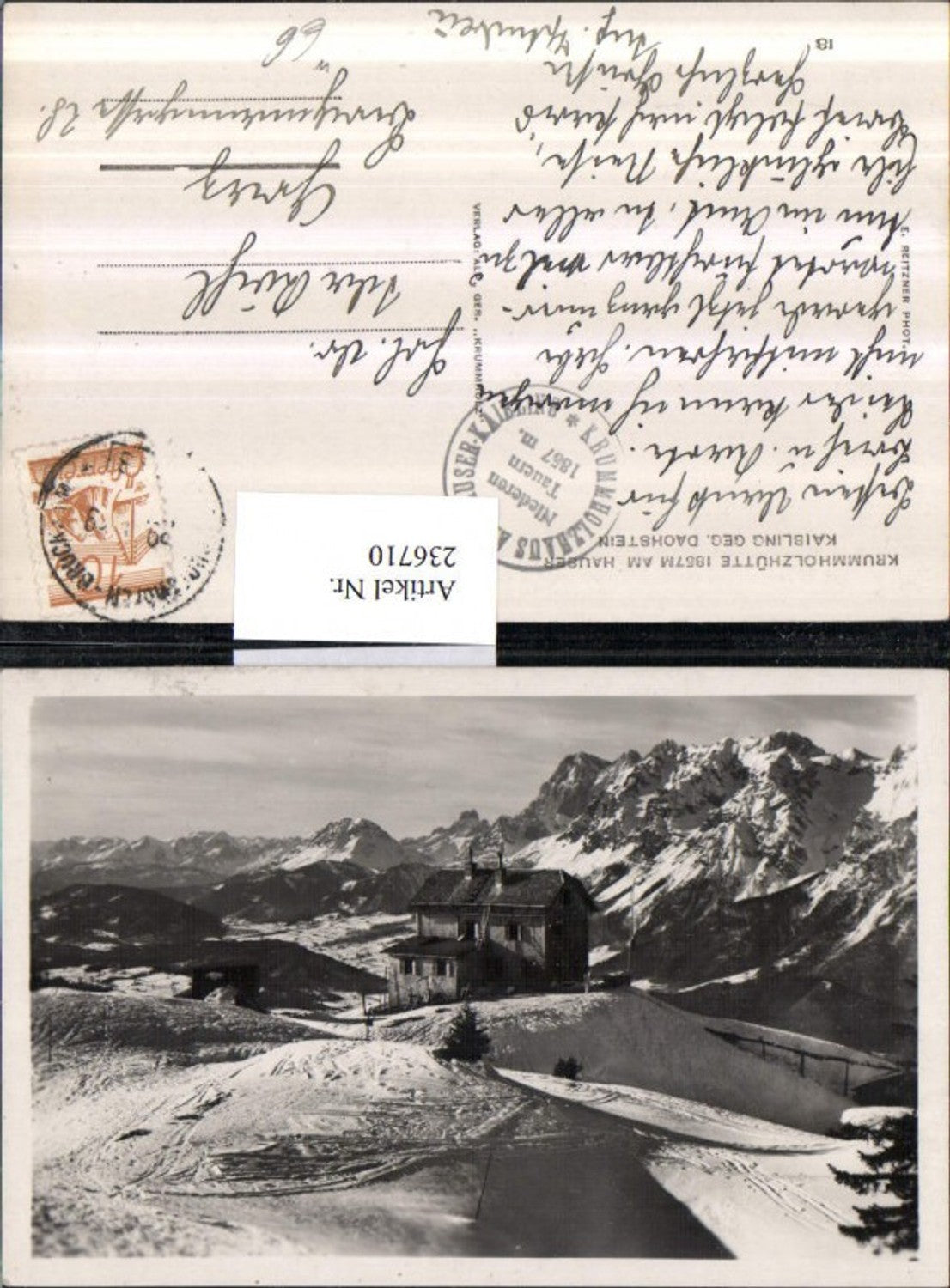 Alte Ansichtskarte – Old Postcard