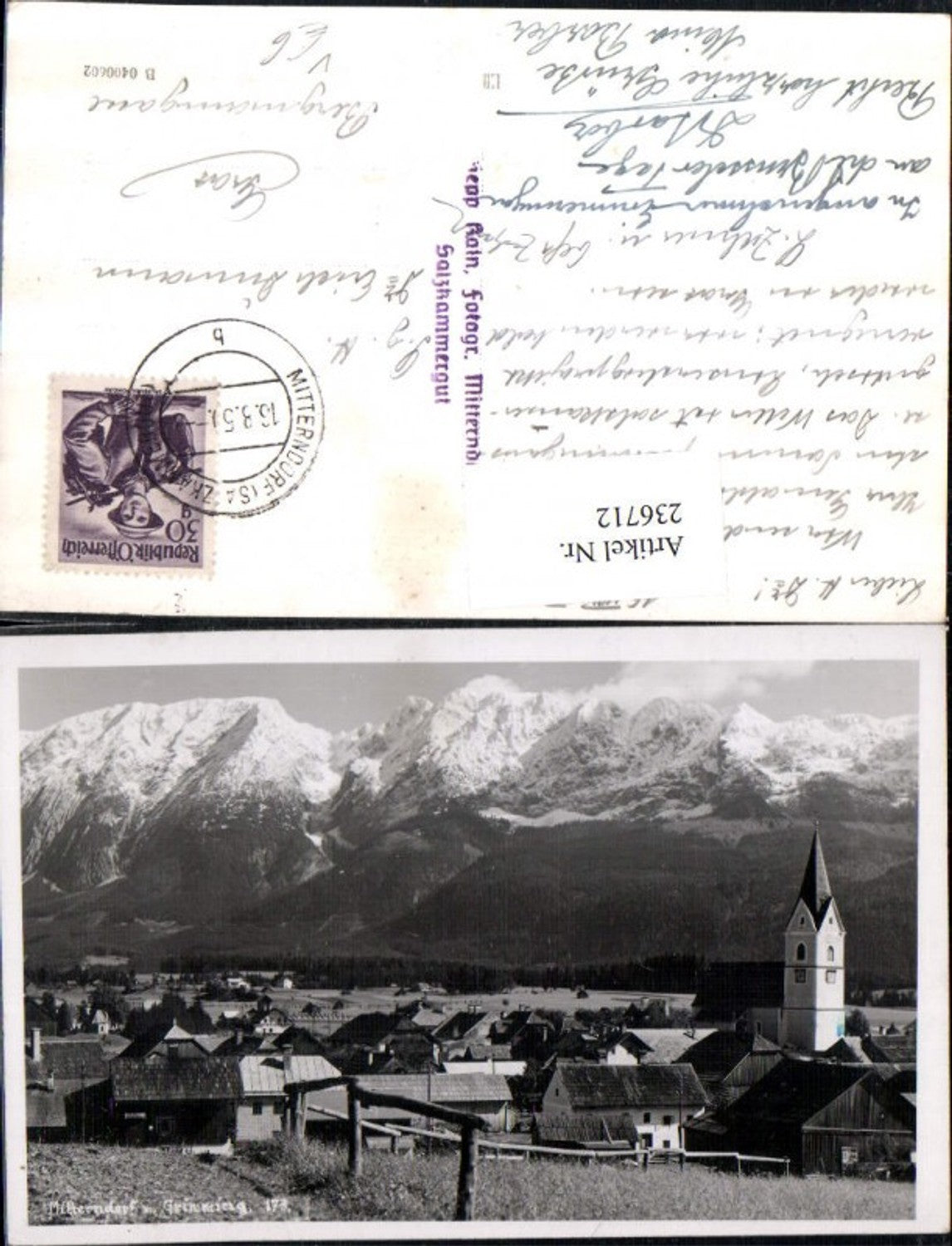 Alte Ansichtskarte – Old Postcard