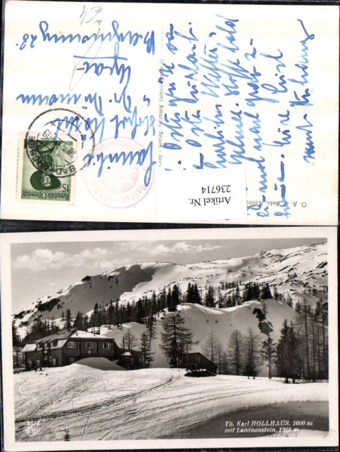 Alte Ansichtskarte – Old Postcard