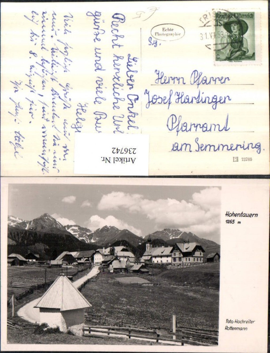Alte Ansichtskarte – Old Postcard