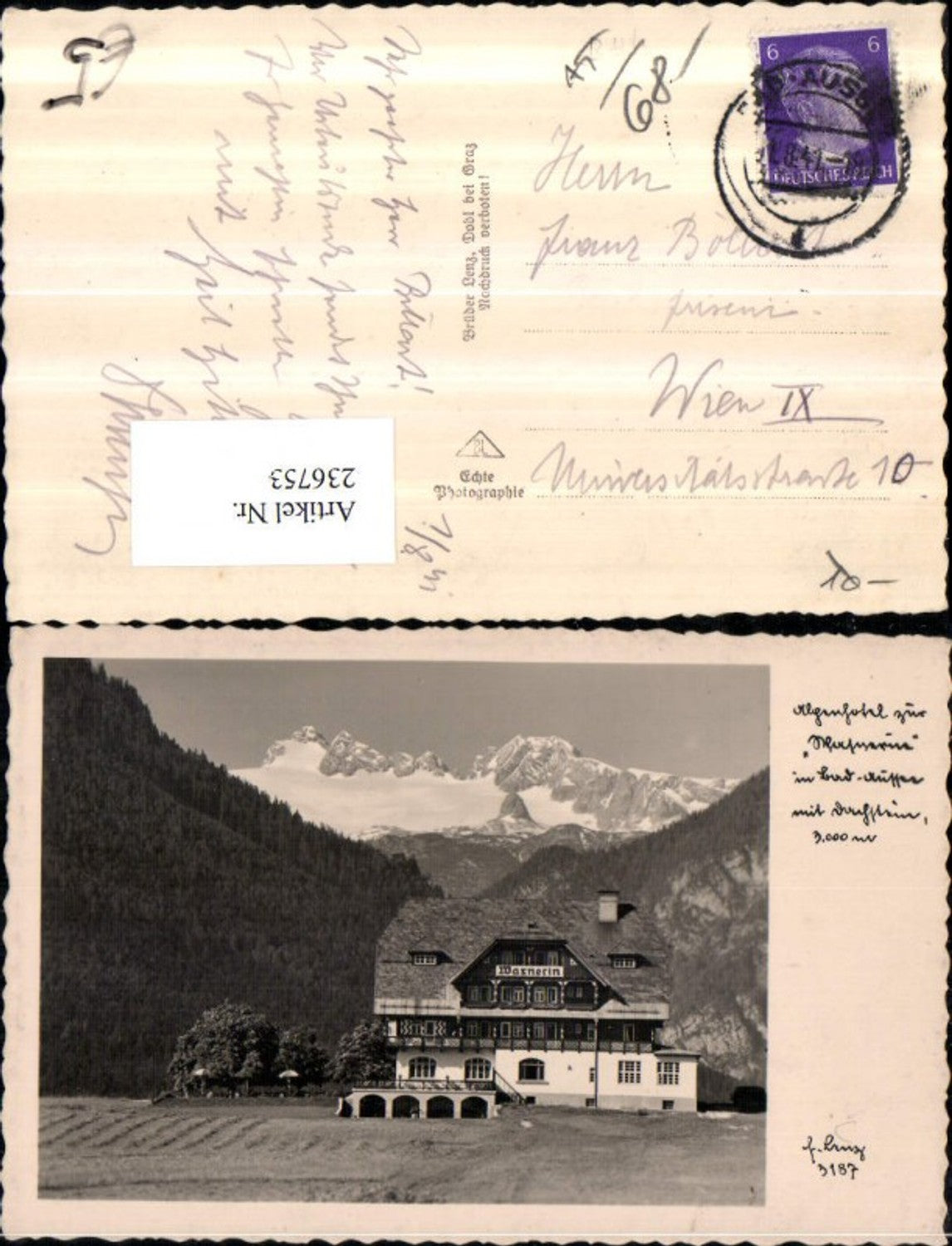Alte Ansichtskarte – Old Postcard