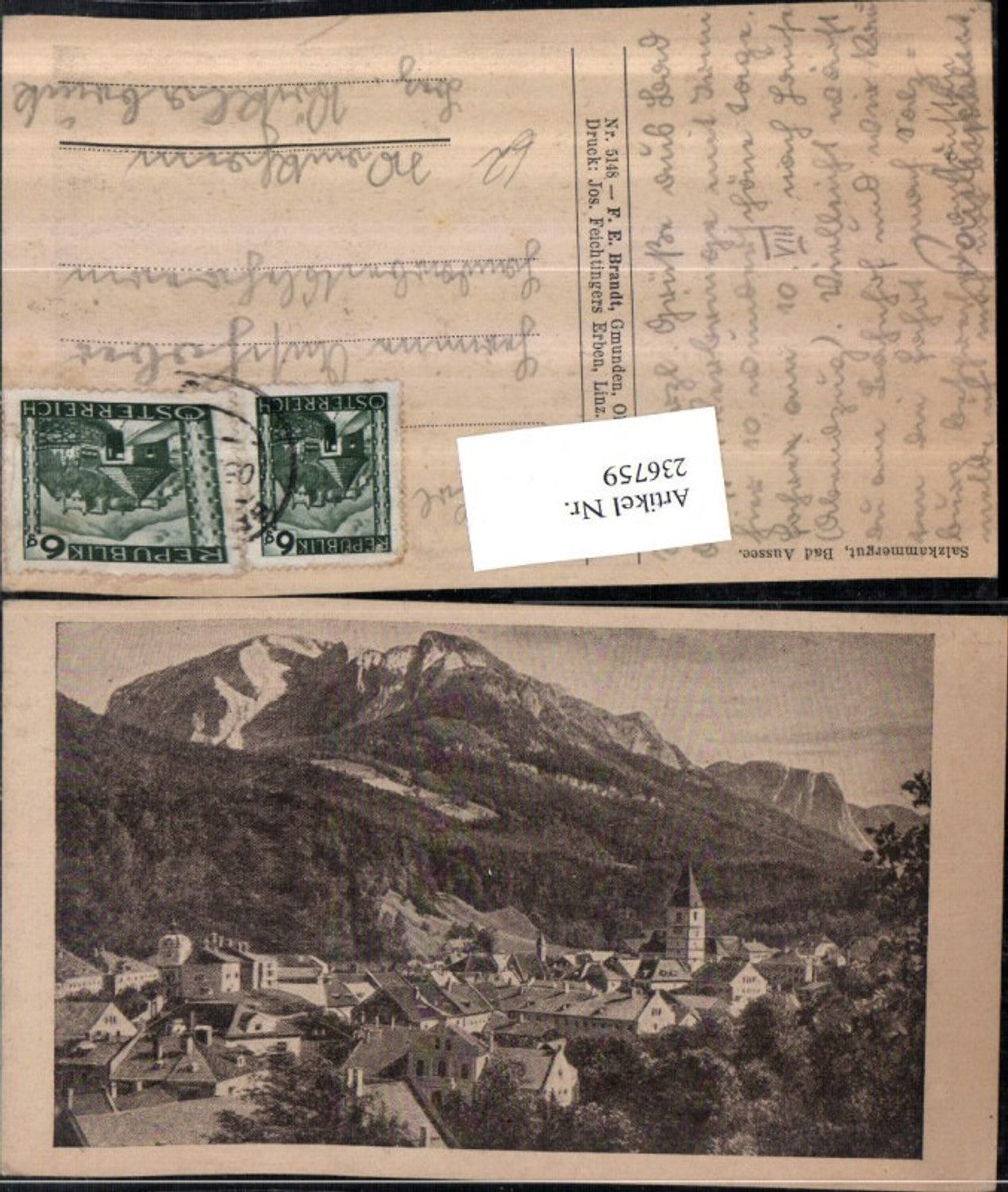 Alte Ansichtskarte – Old Postcard