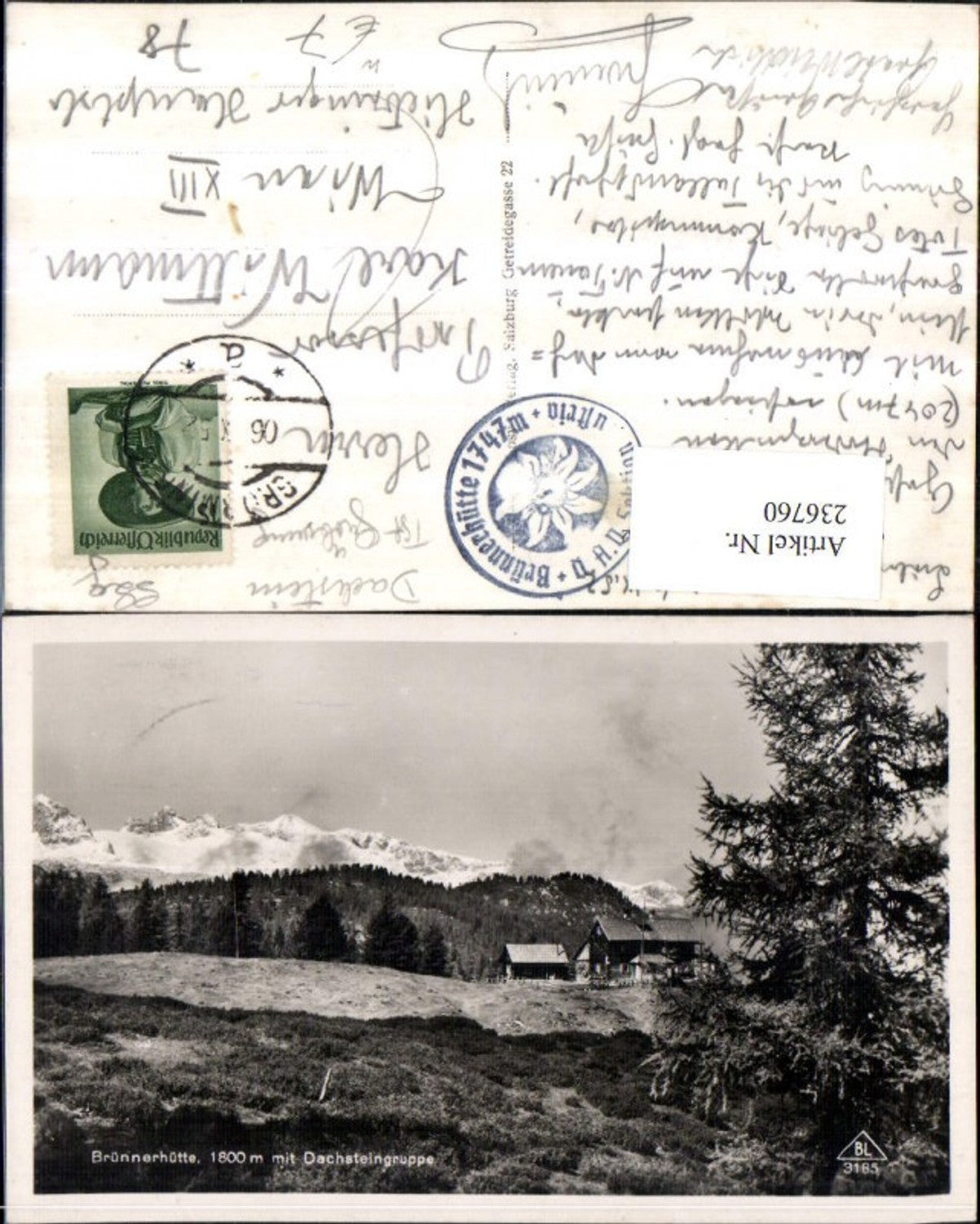 Alte Ansichtskarte – Old Postcard