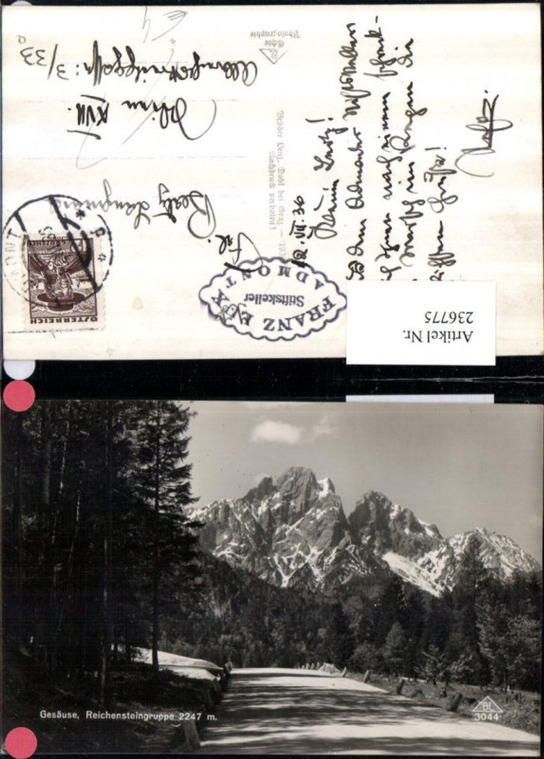 Alte Ansichtskarte – Old Postcard