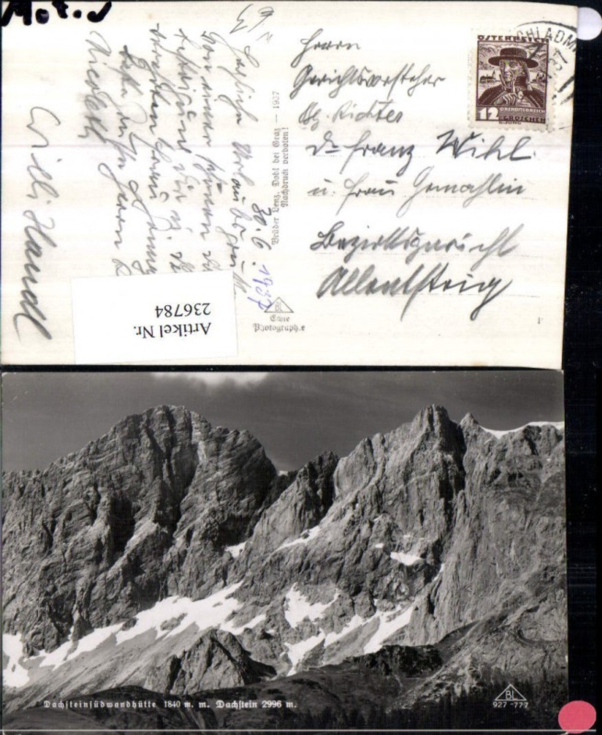 Alte Ansichtskarte – Old Postcard