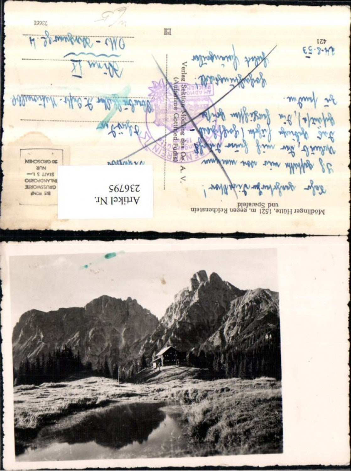 Alte Ansichtskarte – Old Postcard